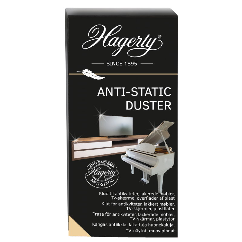 Anti-Static Duster - Cloth for antiques, lacquered furniture, TV and screens, plastic items